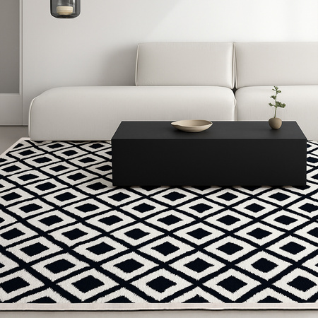 Dywan 120x170 do salonu pętelkowy duży japandi nowoczesny ciężki gruby POLO, szary