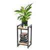Kwietnik VERTICO stojący metalowy stojak na kwiaty rośliny loft 65x35x30cm