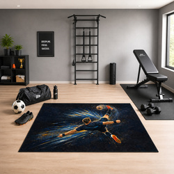Dywan gamingowy 100x150 dla gracza mata pod fotel antypoślizgowy FootBall
