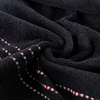 Gruby bawełniany ręcznik Fiore 70x140 500g/m2 Eurofirany (Czarny)