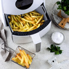 Wkład do frytkownicy Air Fryer beztłuszczowej silikonowy szary 20,5 cm