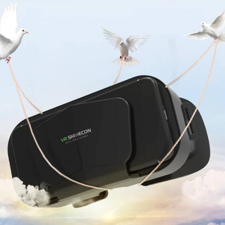 Okulary gogle 3D VR Shinecon G10 do telefonu + pilot
