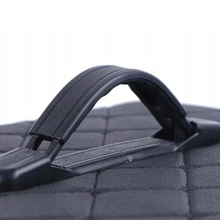 Składany duży organizer do bagażnika samochodu pikowany kuferek torba pojemnik na zakupy i narzędzia