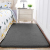Dywan Alpaca nowoczesny puszysty pluszowy miękki loft salon 60x120, szary