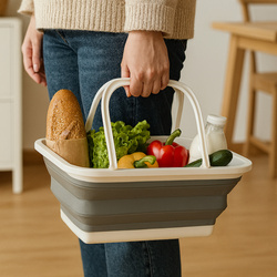 Strado Silicone folding shopping basket SSB2