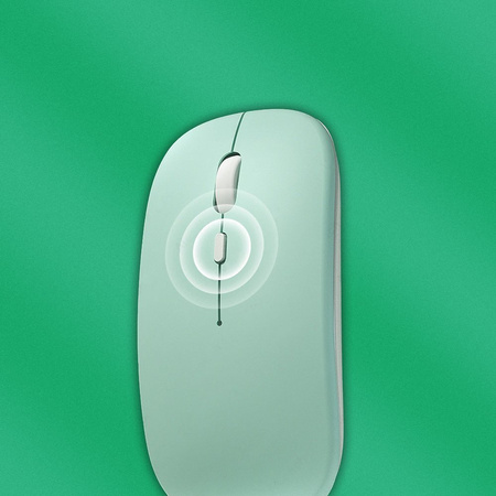 Bezprzewodowa mysz komputerowa Bluetooth z pasmem radiowym - CTMM (Czarna)