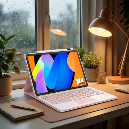 Etui i KLAWIATURA do Lenovo Idea Tab 11" ZAFR0378PL TB336FU TB336ZU 2025, różowe