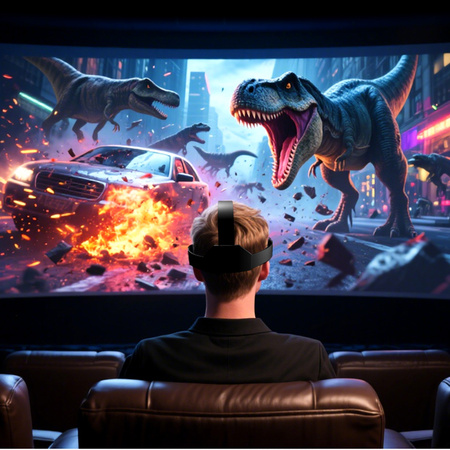 Okulary VR  do telefonu VRG Q8 Wirtualna Rzeczywistość 3D Gogle Gry Filmy