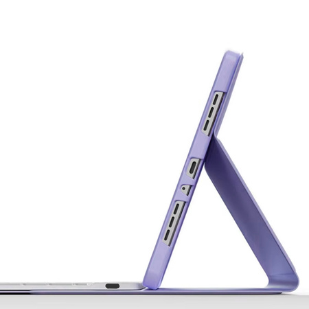 Etui z klawiaturą Bluetooth touchpad do iPad Pro 11 Gen5 (Fioletowe)