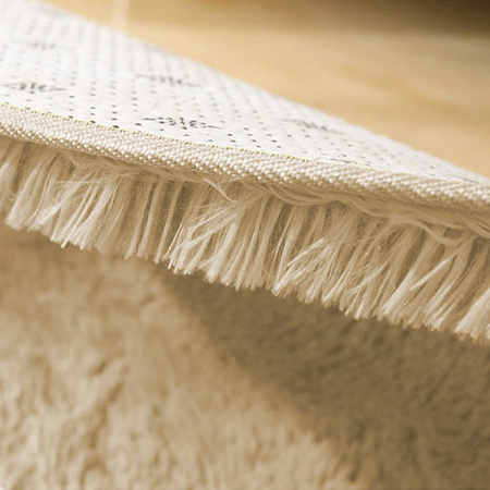 Dywan Shaggy antypoślizgowy nowoczesny salon miękki puszysty 200x300, karmelowy