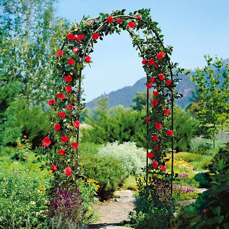 Pergola ogrodowa metalowa 145x235 cm