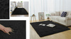 Shaggy Strado room carpet 120x170 BlackSky (Black)