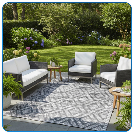 Dywan zewnętrzny Forte 140x200 cm tarasowy wodoodporny na taras balkon do ogrodu