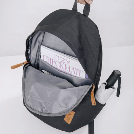 Uniwersalny PLECAK wodoodporny szkolny podróżny turystyczny sportowy torba, czarny