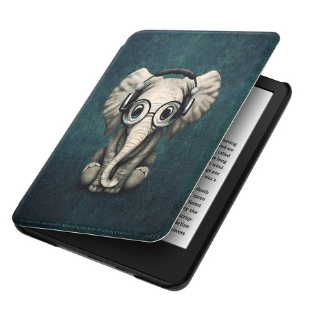 Etui graficzne Kindle Paperwhite 6/ Colorsoft/ Signature Edition- Elephant