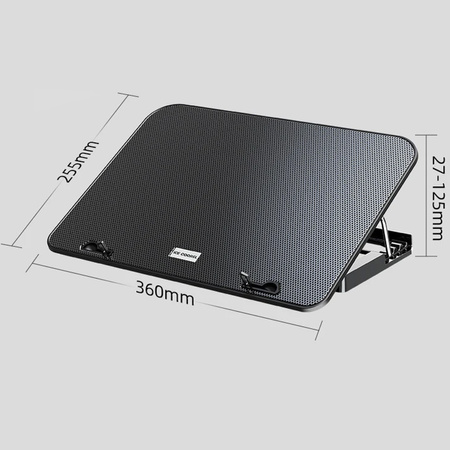 Strado Podkładka chłodząca do Laptopa LCP6 - Black
