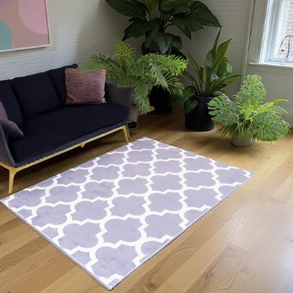Dywan Novo 120x160 cm - Maroko Szare - miękki do salonu i sypialni