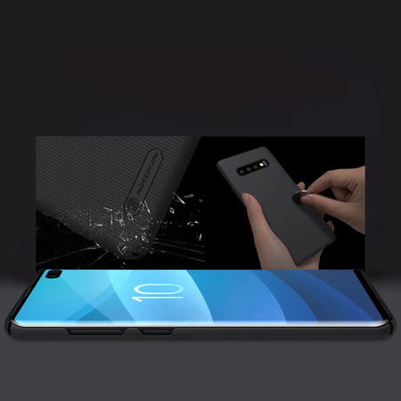 Etui Nillkin Frosted Shield do Samsung Galaxy S10+ (Czarne)
