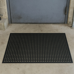 Perforated rubber floor mat 60x90cm - PRF6