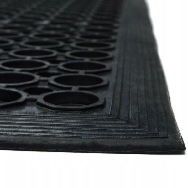 Perforated rubber floor mat 60x90cm - PRF6