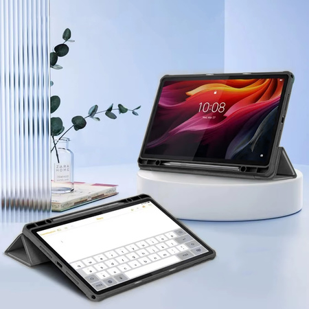 Etui z podstawką Clear Pencil do Lenovo Tab K11 Plus 11.45" TB352FU (Czarne)