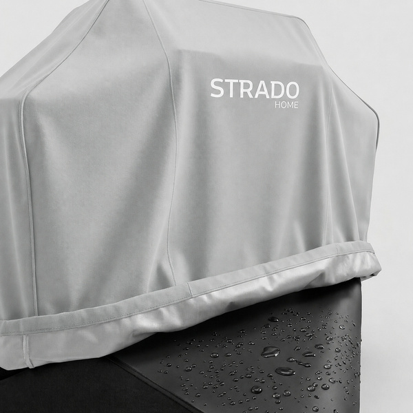 Strado Pokrowiec na Grill 170x60x117 - Silver