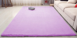 Dywan Rabbit 140x200 cm, fioletowy Lavender - miękki do salonu i sypialni