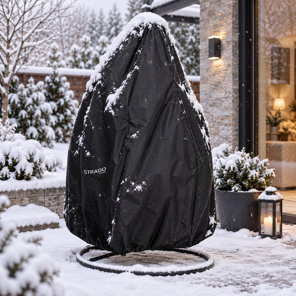 Pokrowiec na krzesło wiszące 158x108cm - Black