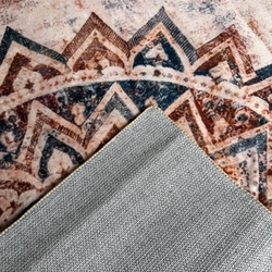 Duży dywan Mandala do salonu 200x300 orientalny NOVO antypoślizgowy miękki