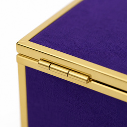 Szkatułka na biżuterię 18x13x7 cm 4ASS CLR Purple