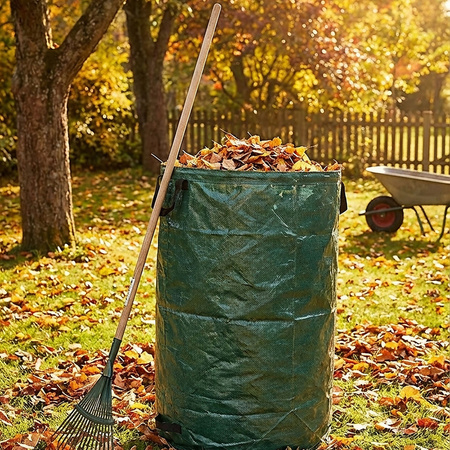 Worek kosz ogrodowy z uchwytami mocny na odpady liście trawę gałęzie 235L