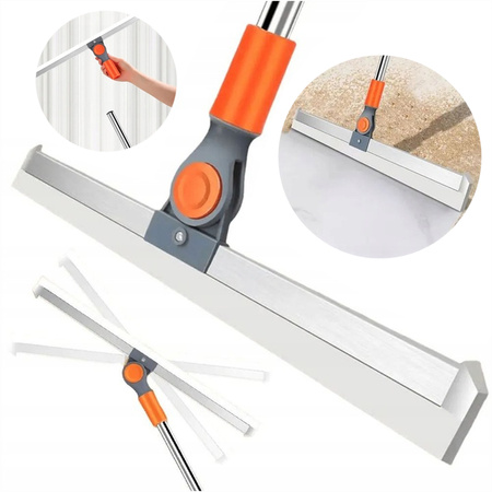 Guma Ściągaczka teleskopowa silikonowa do wody podłóg 50x93-117 cm