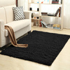 Shaggy Strado room carpet 200x200 BlackSky (Black)