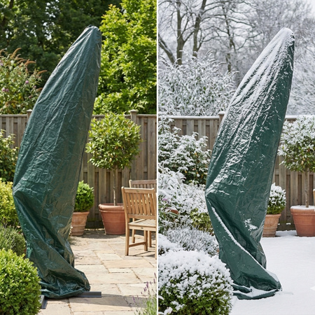 Pokrowiec ochronny na duży parasol ogrodowy na wysięgniku osłona futerał