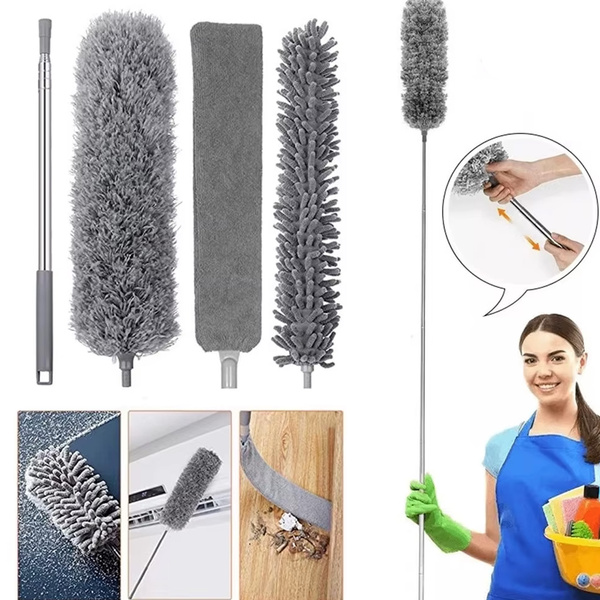 STRADO telescopic dust broom 3in1 250cm brush sweeper set XXL