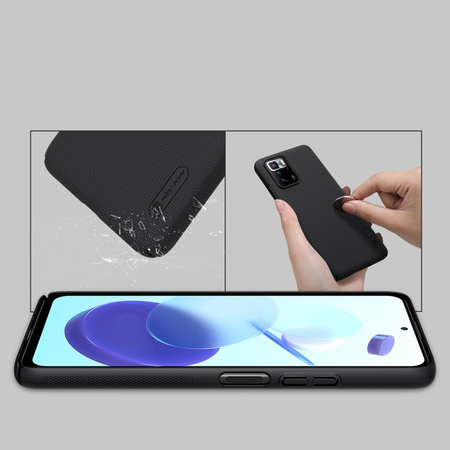 Etui Nillkin Frosted do Xiaomi Redmi Note 10 Pro 5G (Niebieskie)