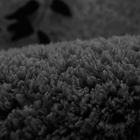 Dywan Alpaca nowoczesny puszysty pluszowy miękki loft salon 200x250, czarny