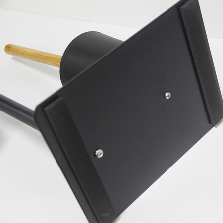 Metalowy stojak na papier toaletowy Szczotka toaletowa wolnostojąca półka, czarny