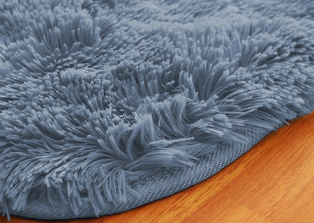 Dywan Shaggy Strado SilverFur 160x220 cm jasnoszary – miękki pluszowy dywan do salonu i pokoju młodzieżowego