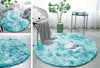 Shaggy Ombre Strado Round Carpet 120x120 OmbreBlue (Light Blue)