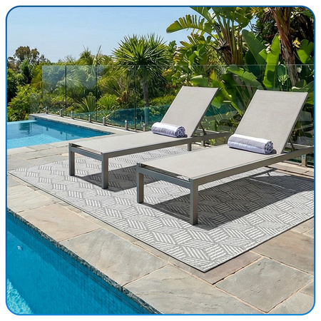 Dywan zewnętrzny 80x120 cm tarasowy wodoodporny na taras balkon do ogrodu