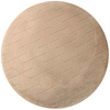 STRADO round Rabbit 3D plush soft like rabbit anti-slip carpet 140 Beige