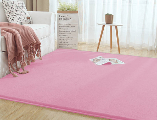 Dywan Rabbit 160x230 cm, różowy SakuraPink - miękki do salonu i sypialni