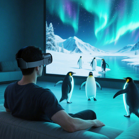 Okulary VR  do telefonu VRG Q8 Wirtualna Rzeczywistość 3D Gogle Gry Filmy