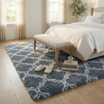 Dywan do salonu shaggy DECOR antypoślizgowy miękki puszysty modny 200x250 Silver Lantern