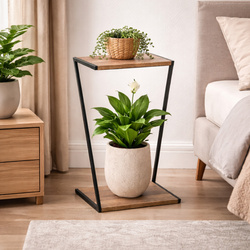 Kwietnik 50x20x29 cm metalowy podłogowy na rośliny kwiaty doniczki