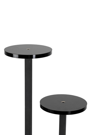 KWIETNIK FINO stojak metalowy na kwiaty rośliny na donice 4 poziomy 100 cm, czarny