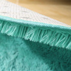 Shaggy Strado round carpet 100x100 TurquoiseSea (Turquoise)