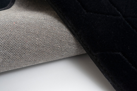 Dywan STRADO okrągły Rabbit 3D pluszowy miękki jak królik 150 Black