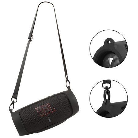 Etui Ochronne silikonowe na głośnik JBL Charge 5 (Czarne) 